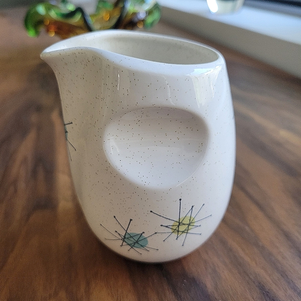Franciscan Starburst 4" Cream Pitcher Atomic Mid Century Vintage Retro